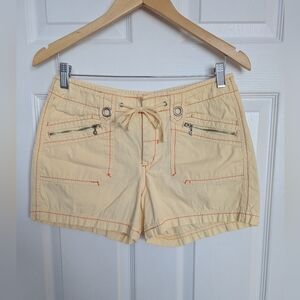 Point Zero Women's Yellow Cargo Shorts - Women's Size 7